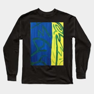 Half & Half Long Sleeve T-Shirt